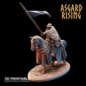 Medieval Heavy Cavalry Warband Set - Asgard Rising Miniatures - Wargaming D&D DnD