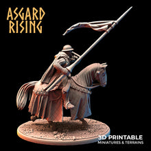 Load image into Gallery viewer, Medieval Heavy Cavalry Warband Set - Asgard Rising Miniatures - Wargaming D&amp;D DnD