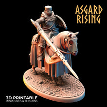 Load image into Gallery viewer, Medieval Heavy Cavalry Warband Set - Asgard Rising Miniatures - Wargaming D&amp;D DnD