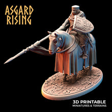 Load image into Gallery viewer, Medieval Heavy Cavalry Warband Set - Asgard Rising Miniatures - Wargaming D&amp;D DnD