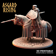Load image into Gallery viewer, Medieval Heavy Cavalry Warband Set - Asgard Rising Miniatures - Wargaming D&amp;D DnD