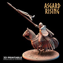 Load image into Gallery viewer, Medieval Heavy Cavalry Warband Set - Asgard Rising Miniatures - Wargaming D&amp;D DnD