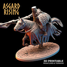 Load image into Gallery viewer, Medieval Heavy Cavalry Warband Set - Asgard Rising Miniatures - Wargaming D&amp;D DnD
