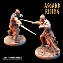 Load image into Gallery viewer, Medieval Knights Two-Handed Weapons Warband Modular Set - Asgard Rising Miniatures - Wargaming D&amp;D DnD