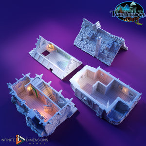 Milat's Townhouse - Torbridge Cull - Infinite Dimensions Terrain Wargaming D&D DnD 15mm 20mm 25mm 28mm 32mm