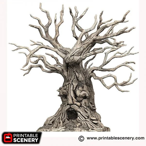 Miya Moto - Hagglethorn Hollow - Printable Scenery Wargaming D&D DnD 28mm 32mm 40mm