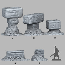 Load image into Gallery viewer, Mysterious Alien Stones - Fantastic Plants and Rocks Vol. 3 - Print Your Monsters - Wargaming D&amp;D DnD