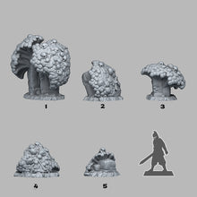 Load image into Gallery viewer, Mystical Death Flowers - Fantastic Plants and Rocks Vol. 3 - Print Your Monsters - Wargaming D&amp;D DnD