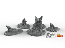 Load image into Gallery viewer, Nekron&#39;s Stalagmites - Fantastic Plants and Rocks Vol. 2 - Print Your Monsters - Wargaming D&amp;D DnD