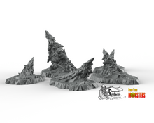 Load image into Gallery viewer, Nekron&#39;s Stalagmites - Fantastic Plants and Rocks Vol. 2 - Print Your Monsters - Wargaming D&amp;D DnD
