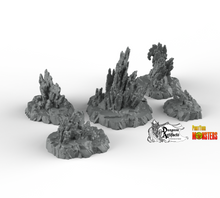 Load image into Gallery viewer, Neptunian Rocks - Fantastic Plants and Rocks Vol. 2 - Print Your Monsters - Wargaming D&amp;D DnD