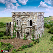 Load image into Gallery viewer, Norman Square Keep - King and Country - Printable Scenery Terrain Wargaming D&amp;D DnD 10mm 15mm 20mm 25mm 28mm 32mm 40mm 54mm Painted options