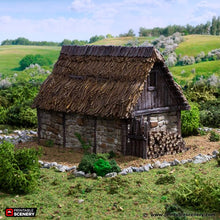 Load image into Gallery viewer, Norman Stone Barn - King and Country - Printable Scenery Terrain Wargaming D&amp;D DnD 10mm 15mm 20mm 25mm 28mm 32mm 40mm 54mm