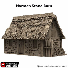 Load image into Gallery viewer, Norman Stone Barn - King and Country - Printable Scenery Terrain Wargaming D&amp;D DnD 10mm 15mm 20mm 25mm 28mm 32mm 40mm 54mm