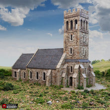 Load image into Gallery viewer, Norman Church - King and Country - Printable Scenery Terrain Wargaming D&amp;D DnD 10mm 15mm 20mm 25mm 28mm 32mm 40mm 54mm Painted options