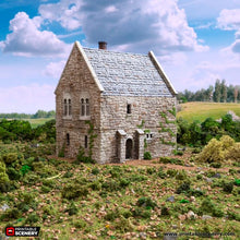 Load image into Gallery viewer, Norman Stone Manor - King and Country - Printable Scenery Terrain Wargaming D&amp;D DnD 10mm 15mm 20mm 25mm 28mm 32mm 40mm 54mm Painted options