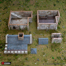 Load image into Gallery viewer, Norman Stone Keep - King and Country - Printable Scenery Terrain Wargaming D&amp;D DnD 10mm 15mm 20mm 25mm 28mm 32mm 40mm 54mm Painted options