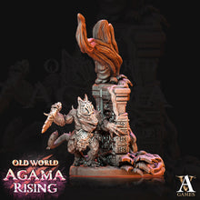 Load image into Gallery viewer, Agama Chameleon - Old World: Agama Rising - Archvillain Games - Wargaming D&amp;D DnD