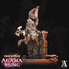 Load image into Gallery viewer, Agama Chameleon - Old World: Agama Rising - Archvillain Games - Wargaming D&amp;D DnD
