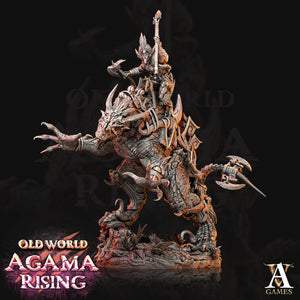 Mankutter, Fleshripper Rider - Old World: Agama Rising - Archvillain Games - Wargaming D&D DnD
