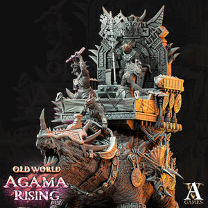 Titanoceratus Warband - Old World: Agama Rising - Archvillain Games - Wargaming D&D DnD