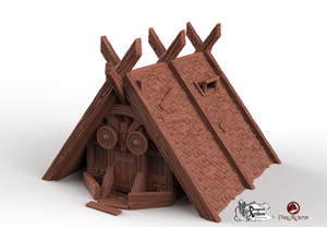 Norse House 1 - Odingard - Dark Realms Terrain Wargaming D&D DnD