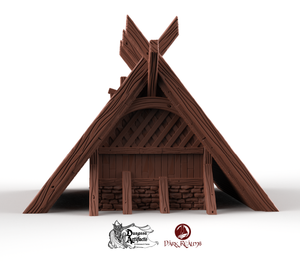 Norse House 1 - Odingard - Dark Realms Terrain Wargaming D&D DnD