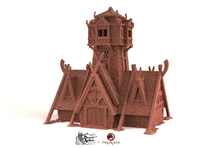 Load image into Gallery viewer, Norse Hall - Odingard - Dark Realms Terrain Wargaming D&amp;D DnD
