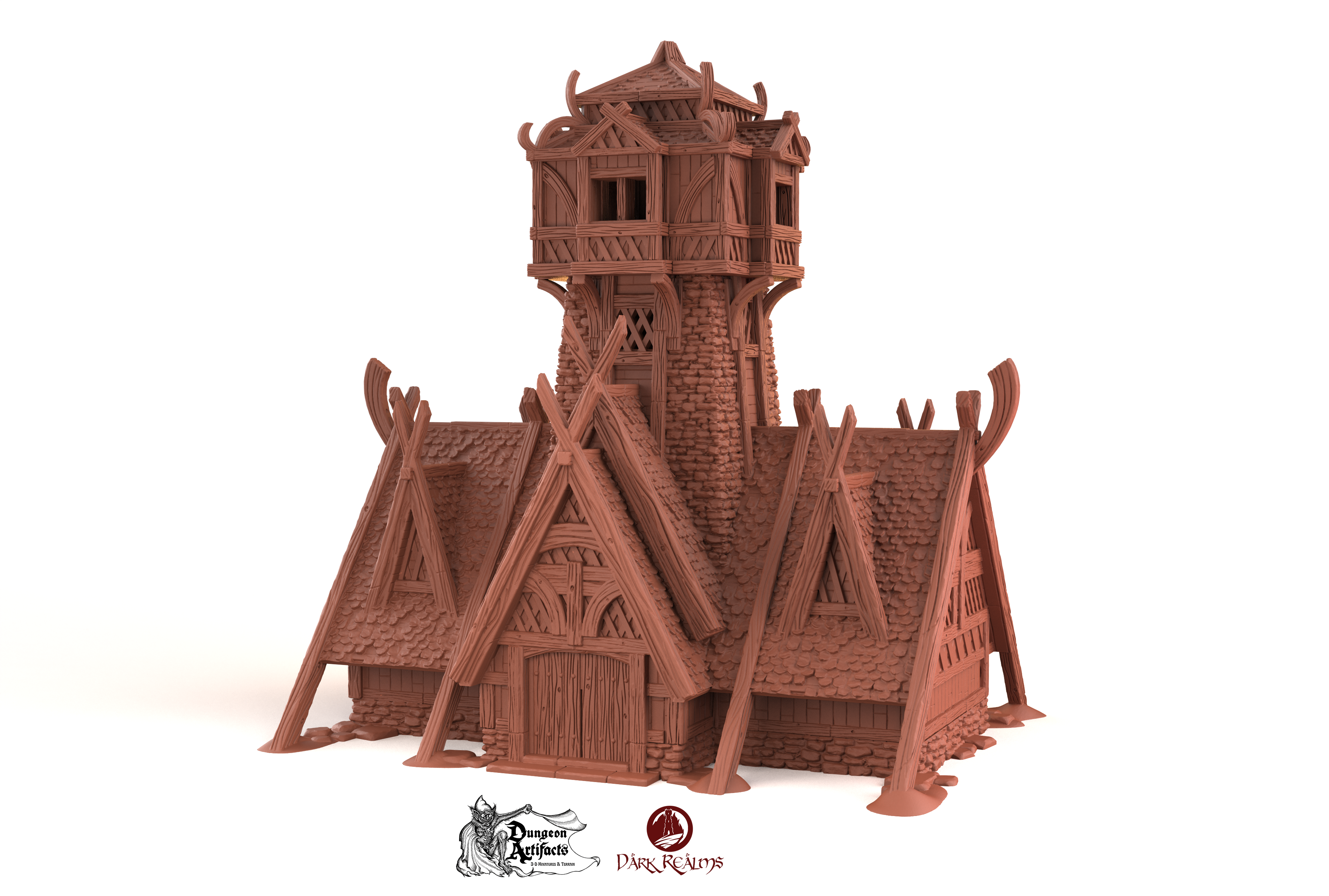 Barrenfall Tower Ruins, 28mm terrain, Dark realms, Warhammer - Dungeon –  Centrion 3D Studios
