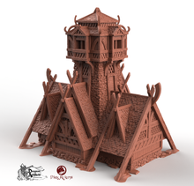 Load image into Gallery viewer, Norse Hall - Odingard - Dark Realms Terrain Wargaming D&amp;D DnD