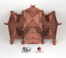 Load image into Gallery viewer, Norse Hall - Odingard - Dark Realms Terrain Wargaming D&amp;D DnD