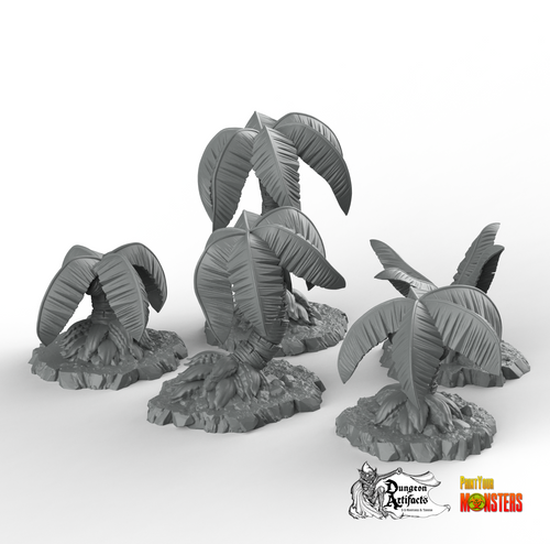 Pirates Palm Trees - Fantastic Plants and Rocks Vol. 2 - Print Your Monsters - Wargaming D&D DnD