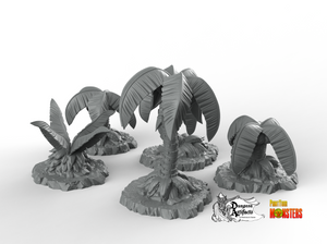 Pirates Palm Trees - Fantastic Plants and Rocks Vol. 2 - Print Your Monsters - Wargaming D&D DnD