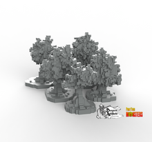Load image into Gallery viewer, Pixel Trees - Fantastic Plants and Rocks Vol. 2 - Print Your Monsters - Wargaming D&amp;D DnD