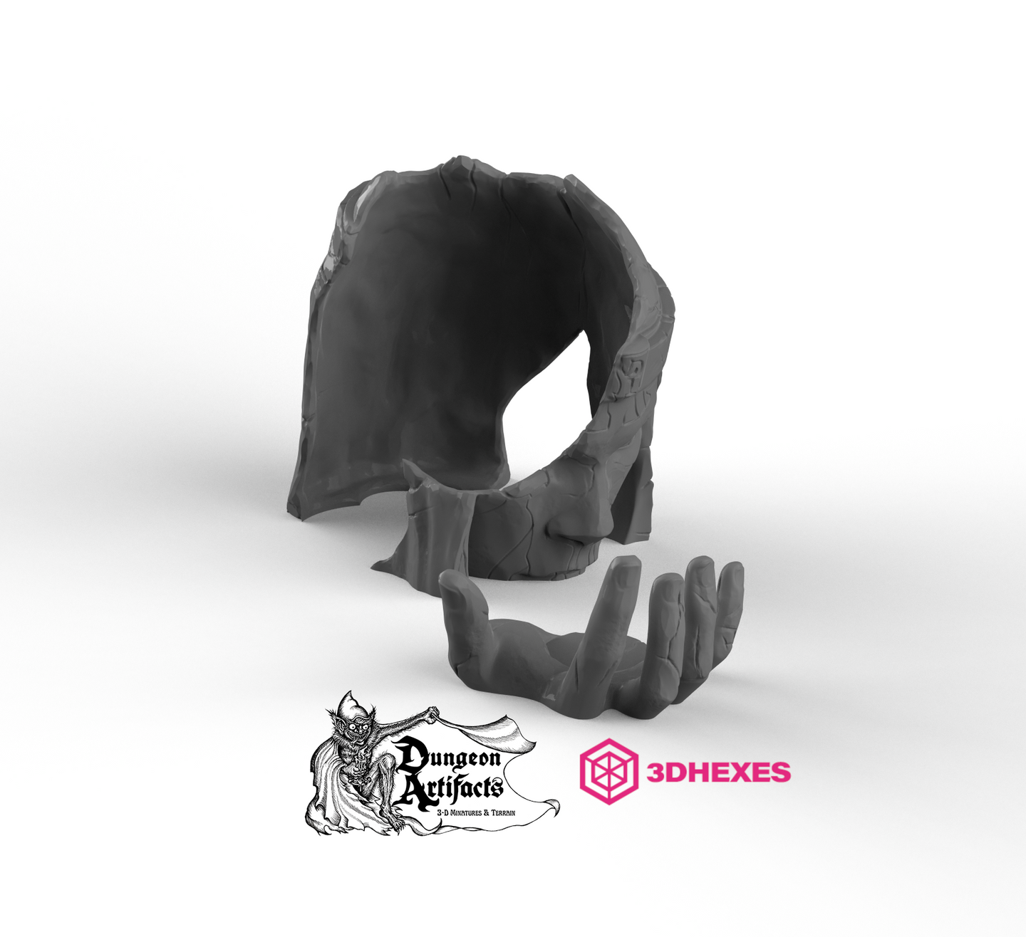 Place of Knowledge (Ruined) - 3DHexes Wargaming Terrain D&D DnD