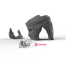 Load image into Gallery viewer, Place of Knowledge (Ruined) - 3DHexes Wargaming Terrain D&amp;D DnD