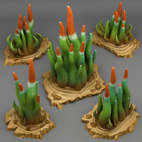 Poisonous Feeler Cactus - Fantastic Plants and Rocks Vol. 3 - Print Your Monsters - Wargaming D&D DnD