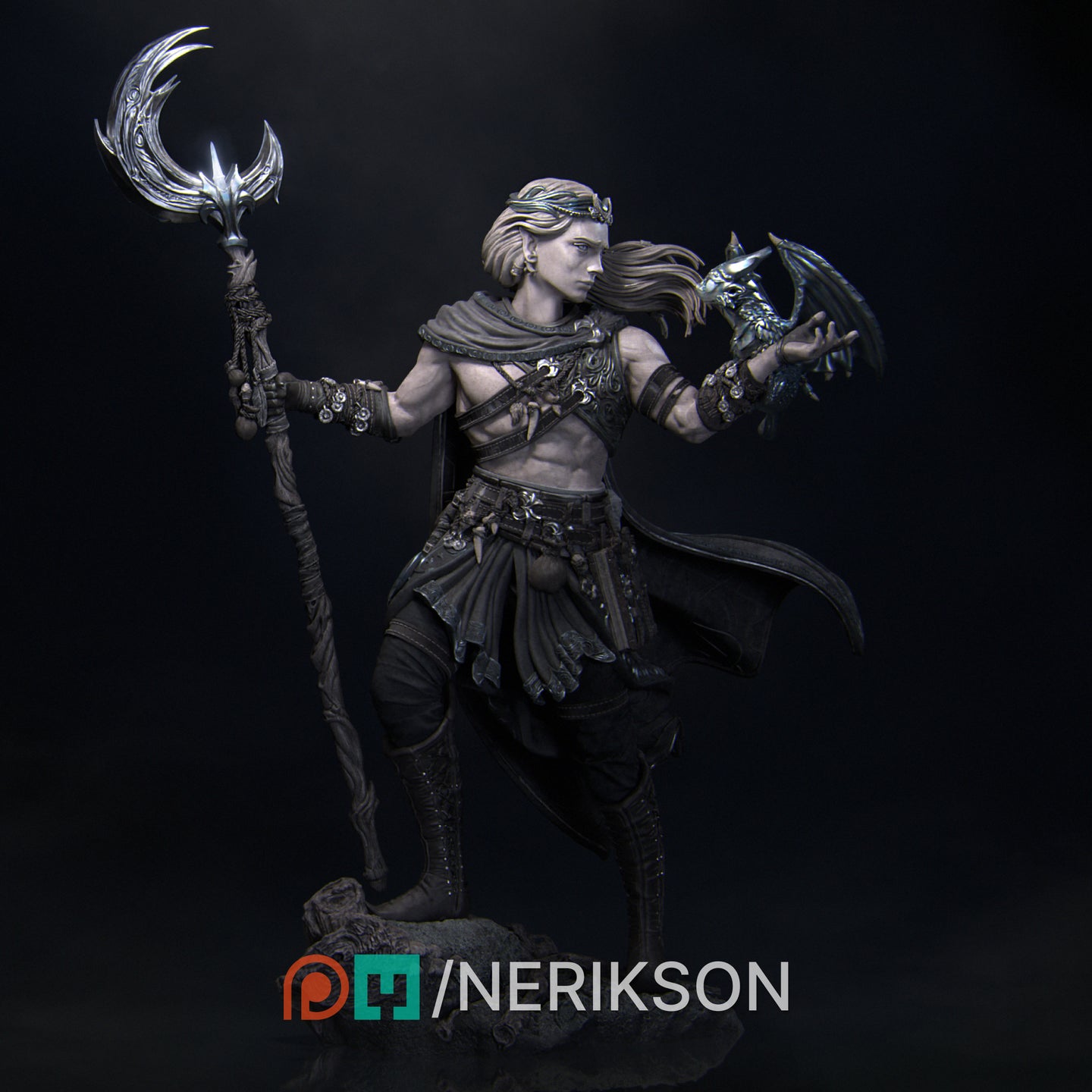 Orion, Druid of the Moon - Nerikson - Wargaming D&D DnD