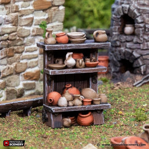 Potter - King and Country - Printable Scenery Wargaming D&D DnD 28mm 32mm 40mm 54mm