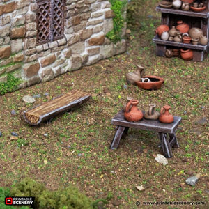 Potter - King and Country - Printable Scenery Wargaming D&D DnD 28mm 32mm 40mm 54mm