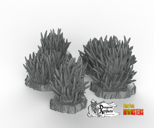 Prickly Tall Grass - Fantastic Plants and Rocks Vol. 2 - Print Your Monsters - Wargaming D&D DnD