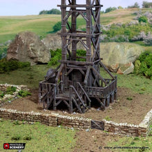Load image into Gallery viewer, Quarry Elevator - King and Country - Printable Scenery Terrain Wargaming D&amp;D DnD 10mm 15mm 20mm 25mm 28mm 32mm 40mm 54mm