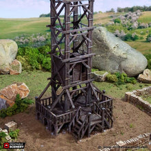Load image into Gallery viewer, Quarry Elevator - King and Country - Printable Scenery Terrain Wargaming D&amp;D DnD 10mm 15mm 20mm 25mm 28mm 32mm 40mm 54mm