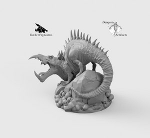 Giant Dreg Rat - Wargaming Miniatures Monster Rocket Pig Games D&D, DnD