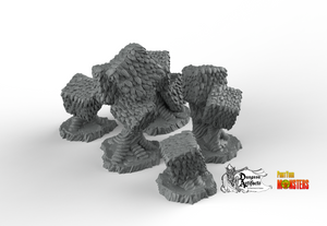 Red Queen's Trees - Fantastic Plants and Rocks Vol. 2 - Print Your Monsters - Wargaming D&D DnD