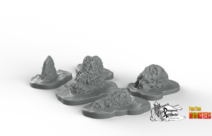 Reef Stones - Fantastic Plants and Rocks Vol. 2 - Print Your Monsters - Wargaming D&D DnD