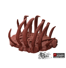 Load image into Gallery viewer, Ribcage Pass - Shadowfey Wilds - Printable Scenery Terrain Wargaming D&amp;D DnD