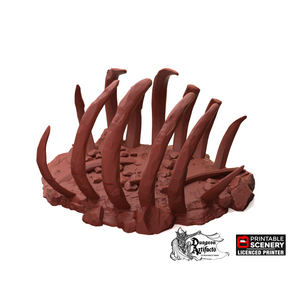 Ribcage Pass - Shadowfey Wilds - Printable Scenery Terrain Wargaming D&D DnD