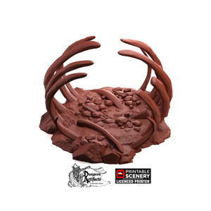 Ribcage Pass - Shadowfey Wilds - Printable Scenery Terrain Wargaming D&D DnD
