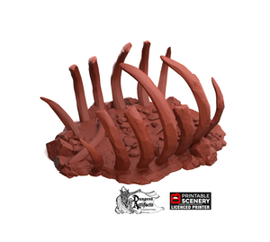 Ribcage Pass - Shadowfey Wilds - Printable Scenery Terrain Wargaming D&D DnD